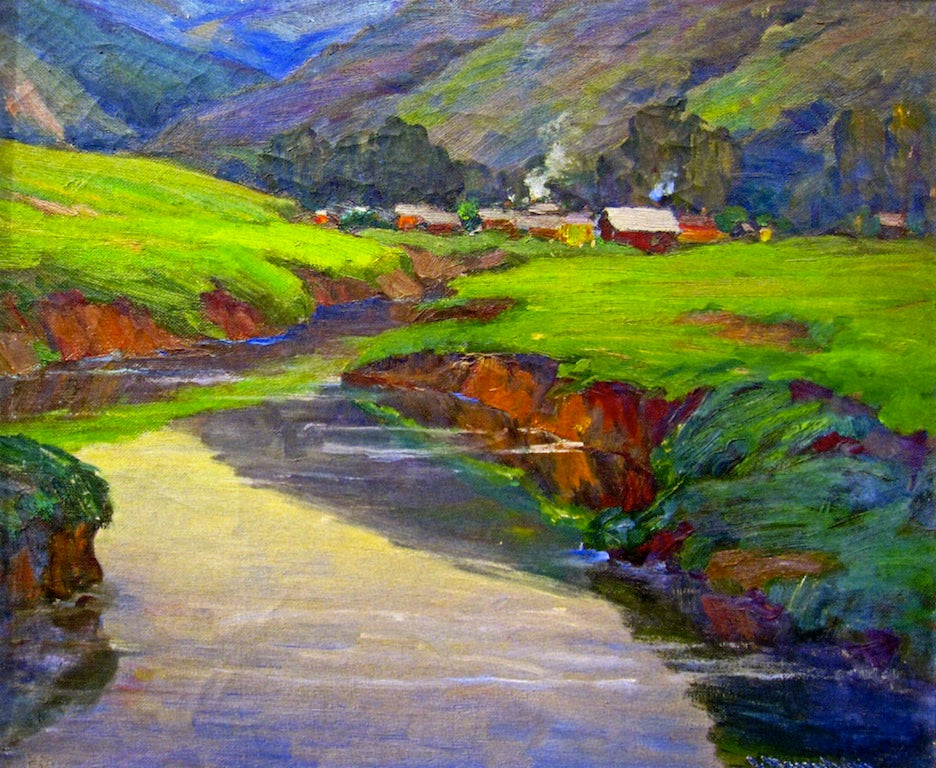 Laguna Canyon by Jean Mannheim,A3(16x12")Poster