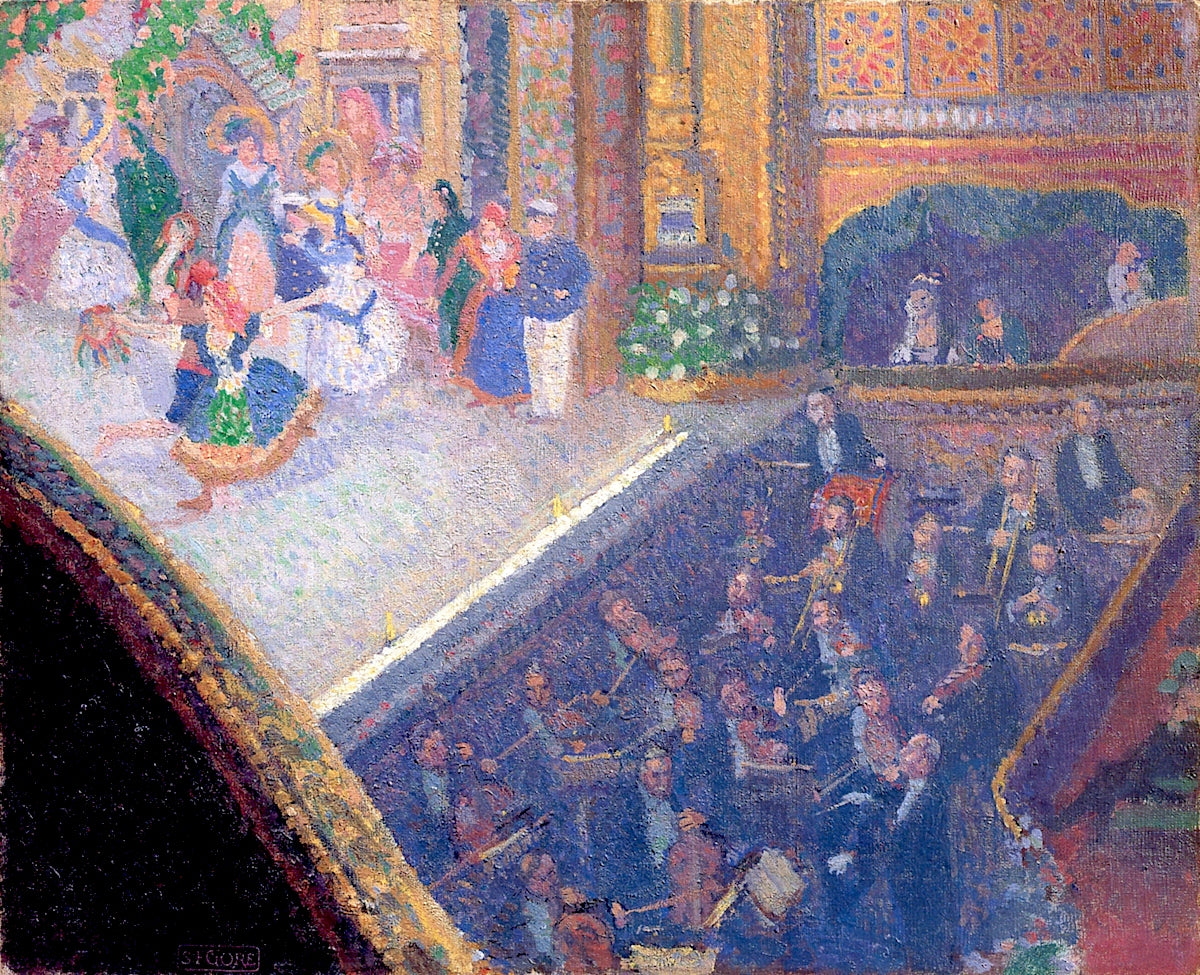 Ballet Scene from , vintage artwork by Spencer Gore, 12x8" (A4) Poster