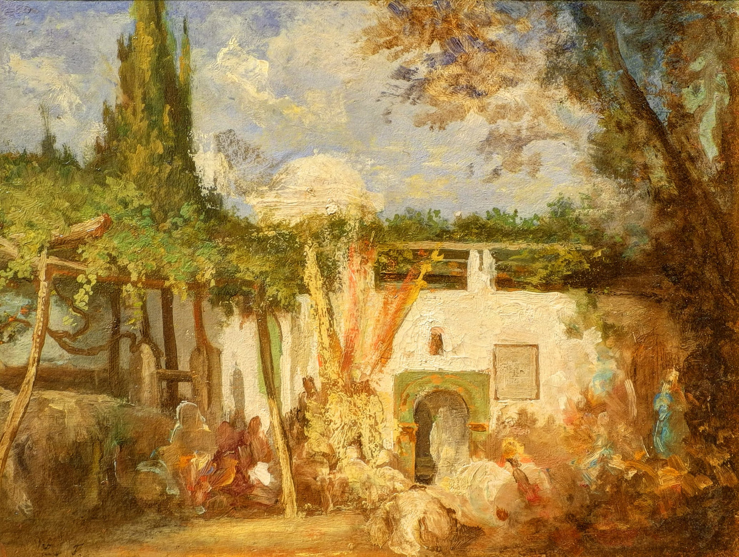 Algiers Landscape, vintage artwork by Eugène Fromentin, A3 (16x12") Poster Print