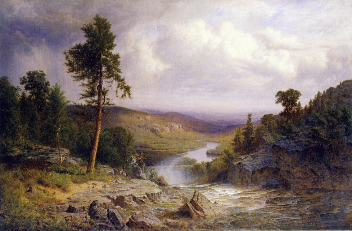 Tennessee, vintage artwork by Alexander Helwig Wyant, 12x8" (A4) Poster