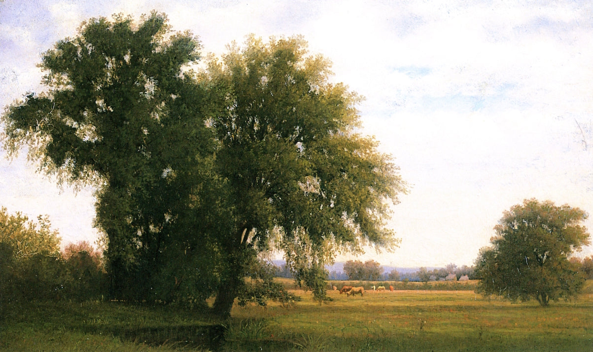 The Pasture, North Conway, New Hampshire, vintage artwork by Benjamin Champney, A3 (16x12") Poster Print