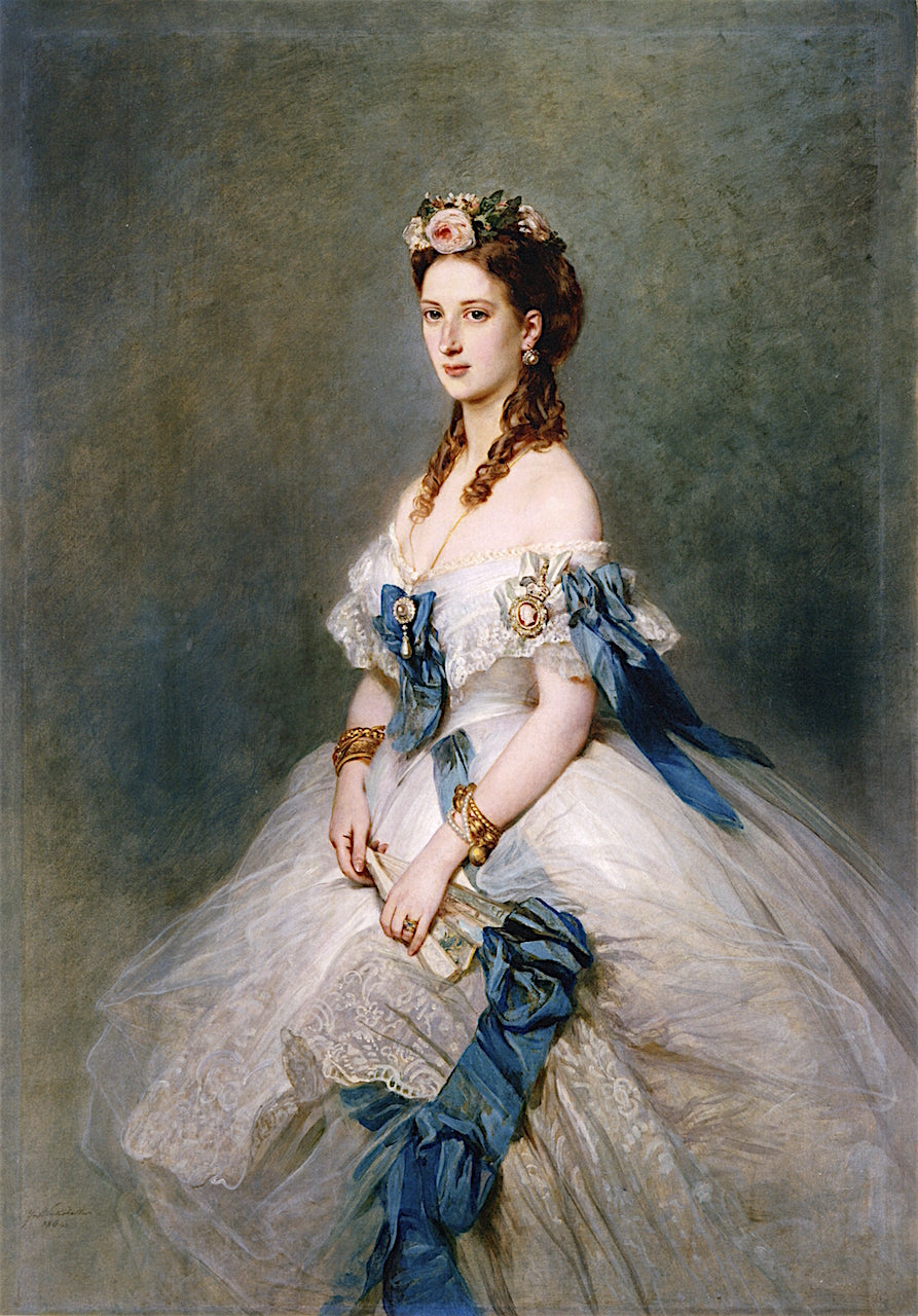 Alexandra, Princess of Wales, vintage artwork by Franz Xavier Winterhalter, A3 (16x12") Poster Print