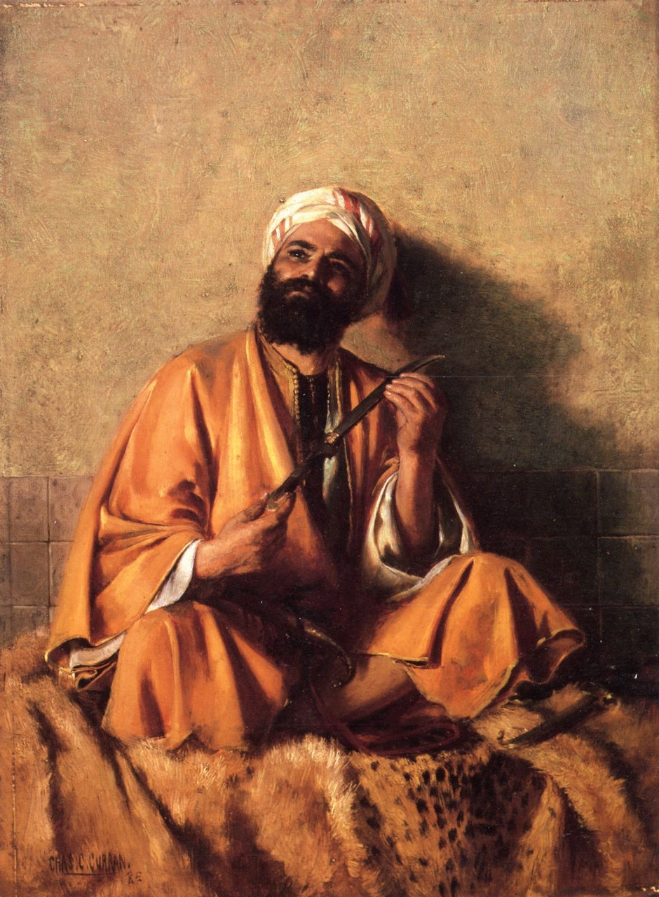 Arab Figure with Simitar by Charles Courtney Curran,A3(16x12")Poster