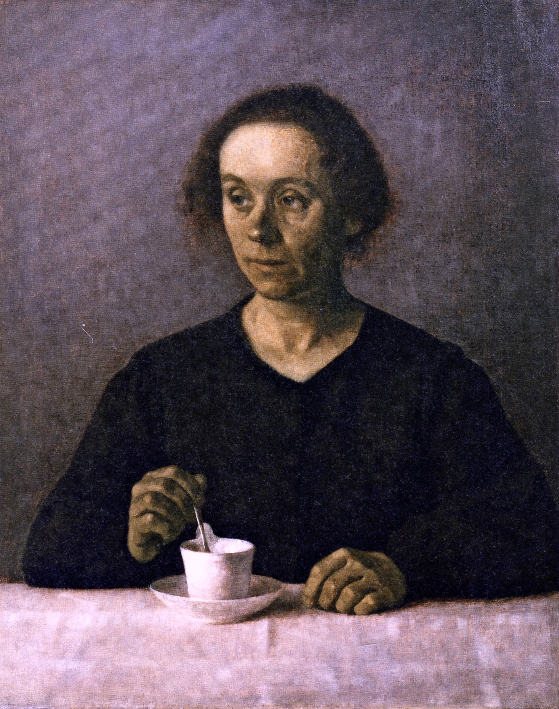 Ida Hammershøi, vintage artwork by Vilhelm Hammershøi, 12x8" (A4) Poster
