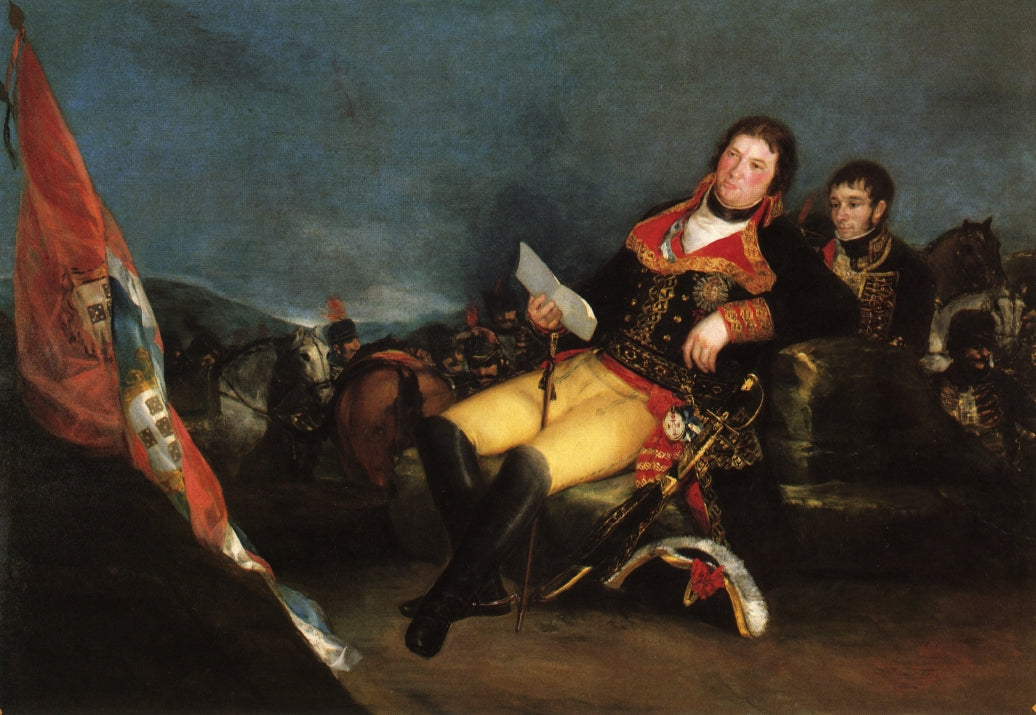 Don Manuel Godoy, vintage artwork by Francisco de Goya y Lucientes, 12x8" (A4) Poster