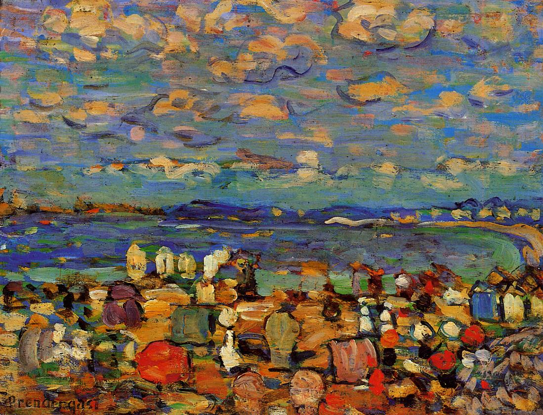 Crescent Beach by Maurice Prendergast,A3(16x12")Poster