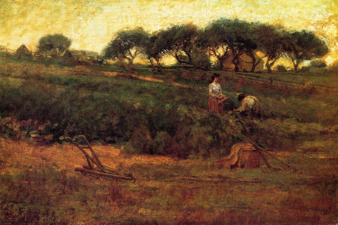 The Tomato Patch, vintage artwork by George Fuller, A3 (16x12") Poster Print