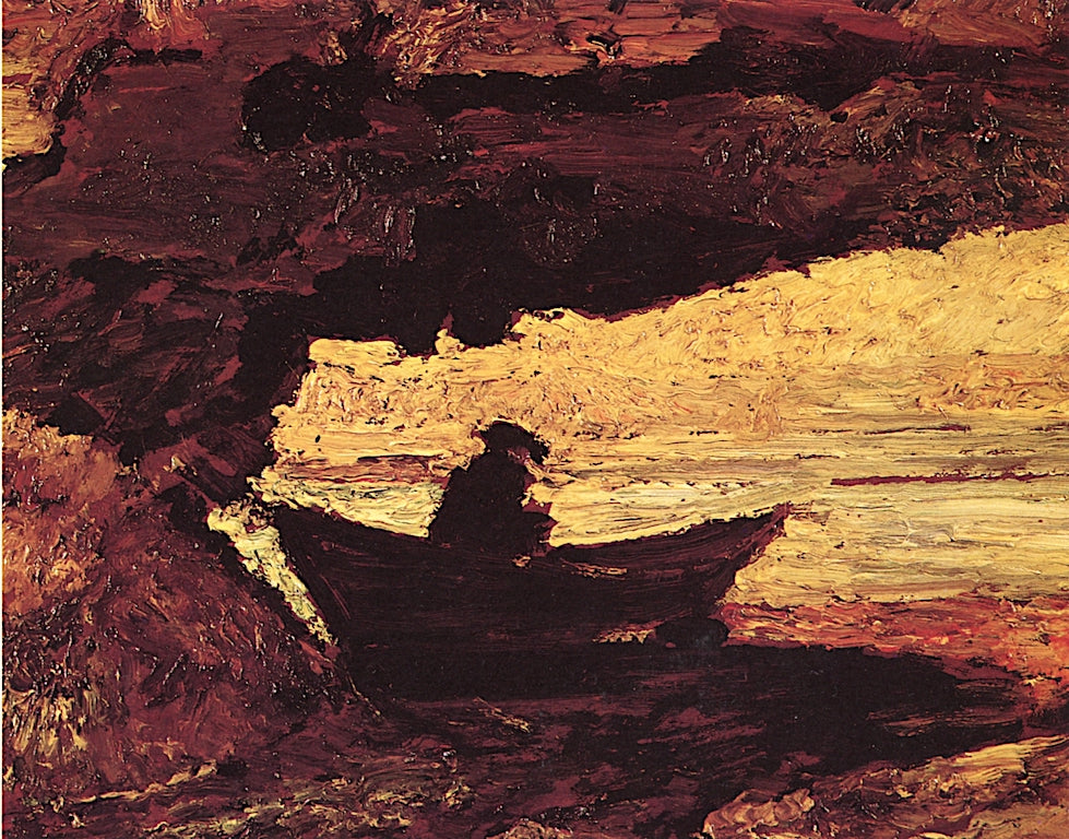 La roche percee, vintage artwork by Adolphe-Joseph-Thomas Monticelli, 12x8" (A4) Poster