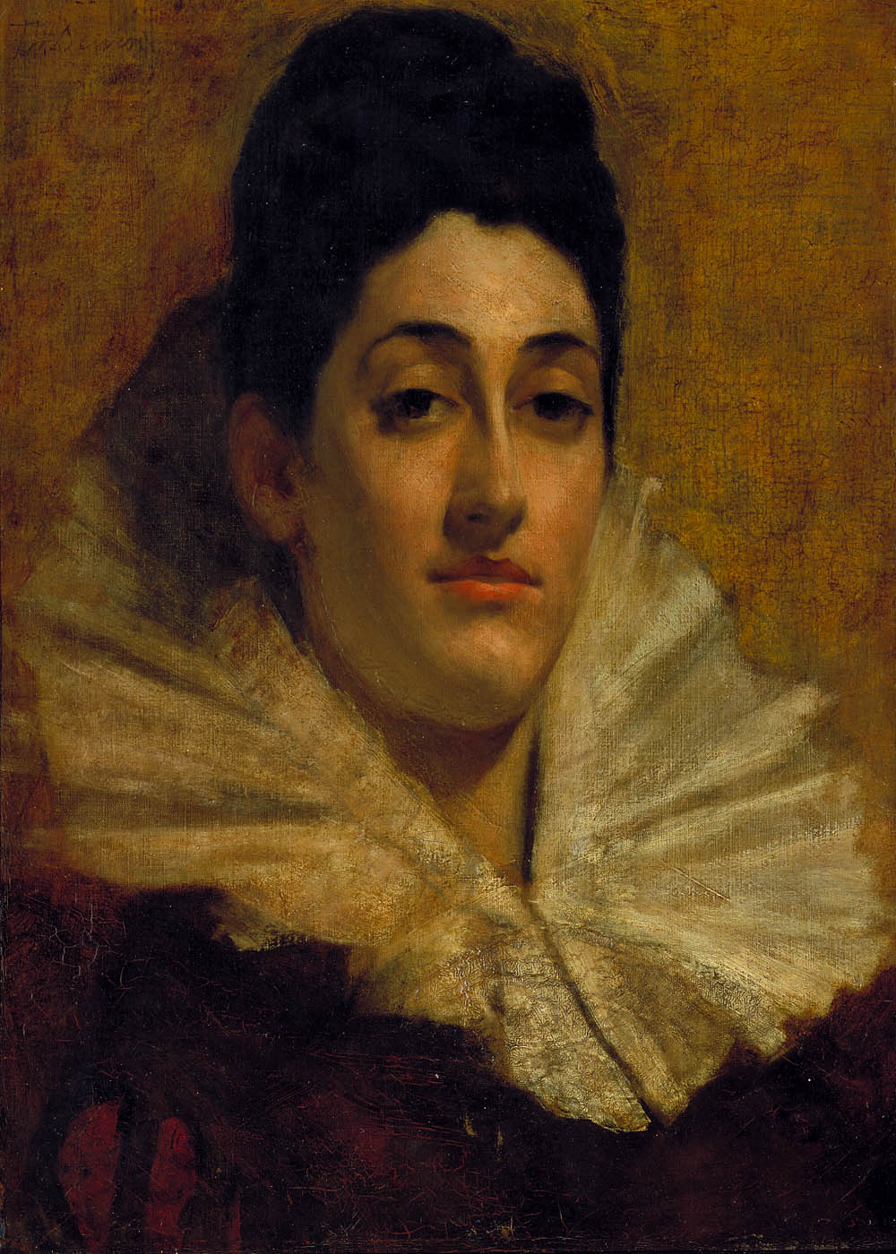 Portrait of Frances C. Houston by Thomas Wilmer Dewing,A3(16x12")Poster