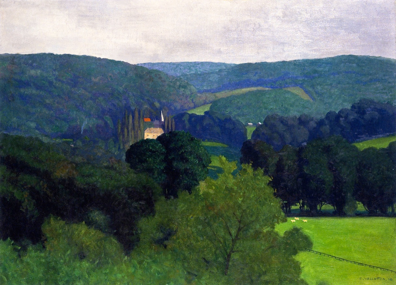 The Chateau de Barneville by Felix Vallotton,A3(16x12")Poster