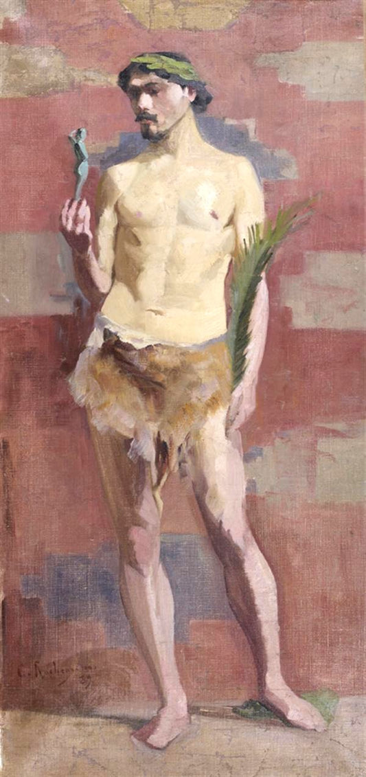 The Glory of Sports, vintage artwork by Georges Antoine Rochegrosse, 12x8" (A4) Poster