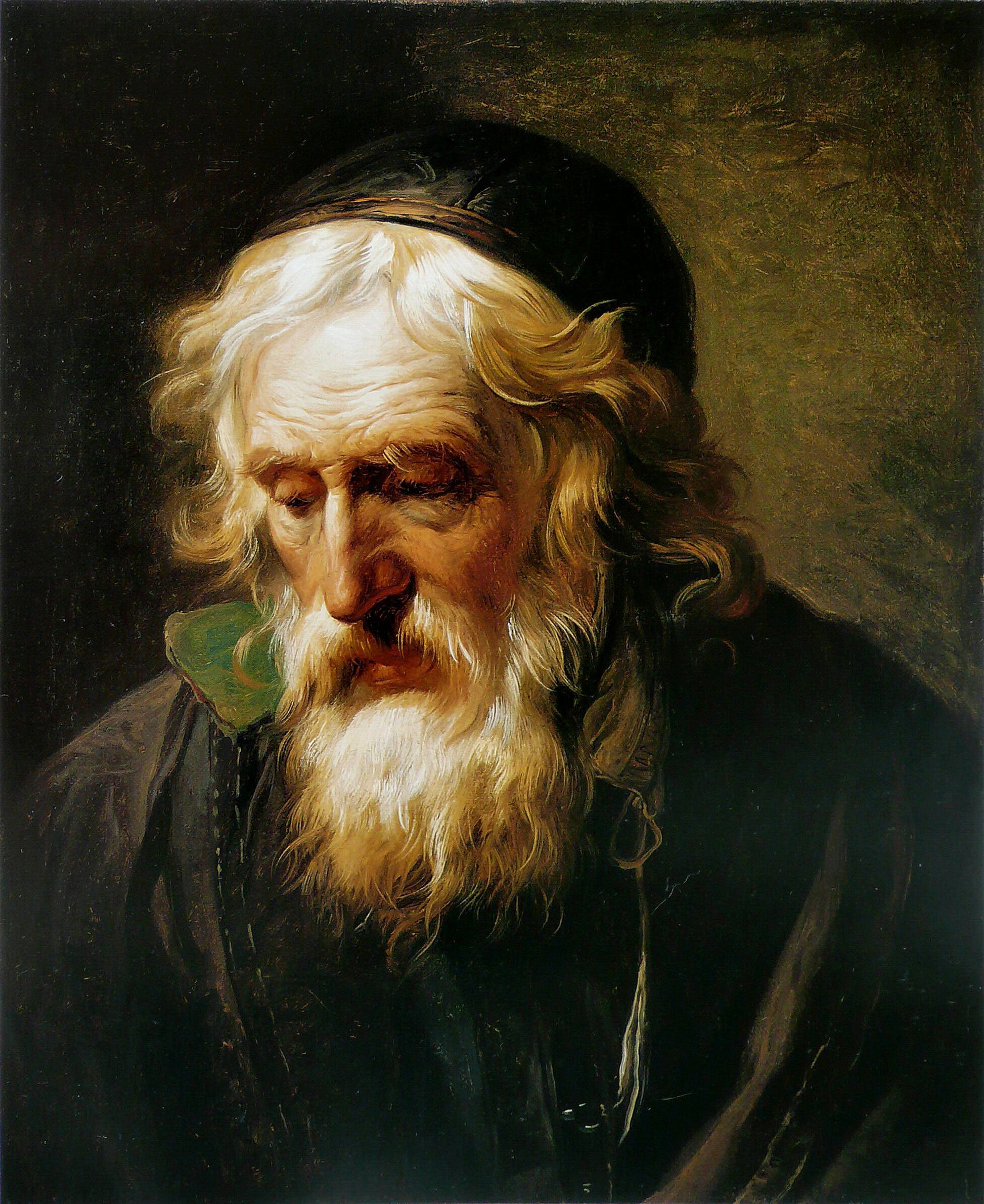 The Greek Priest, vintage artwork by François-Andre Vincent, 12x8" (A4) Poster