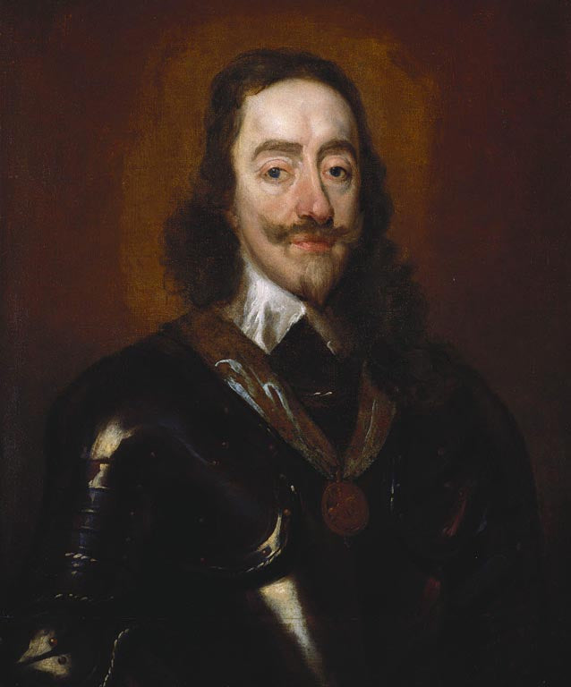 Charles I (1600-1649), vintage artwork by William Dobson, 12x8" (A4) Poster
