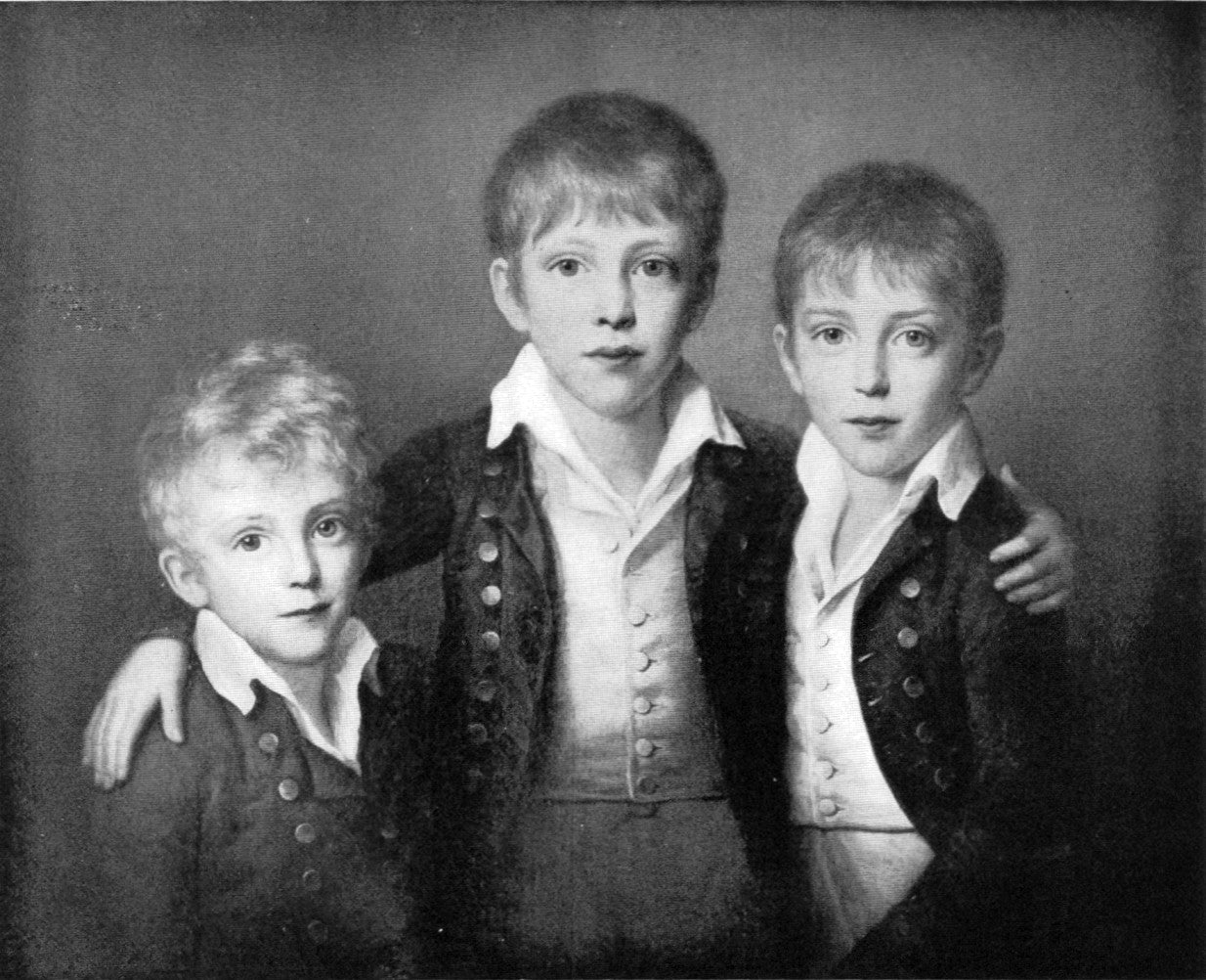 The Sons of Count Reventlow, vintage artwork by Friedrich Carl Groger, 12x8" (A4) Poster