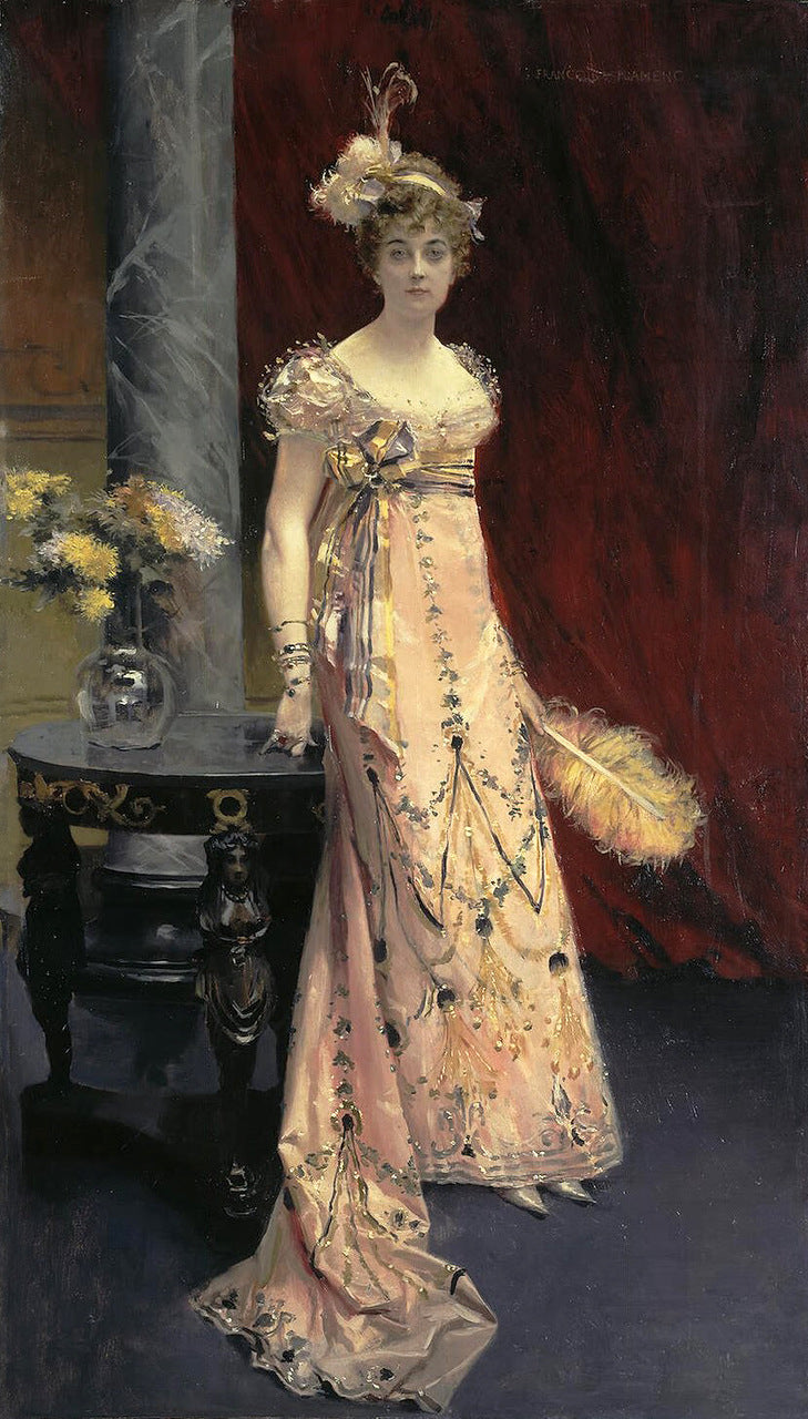 ortrait of the Duchess Dora Leichtenberg by Francois Flameng,A3(16x12")Poster