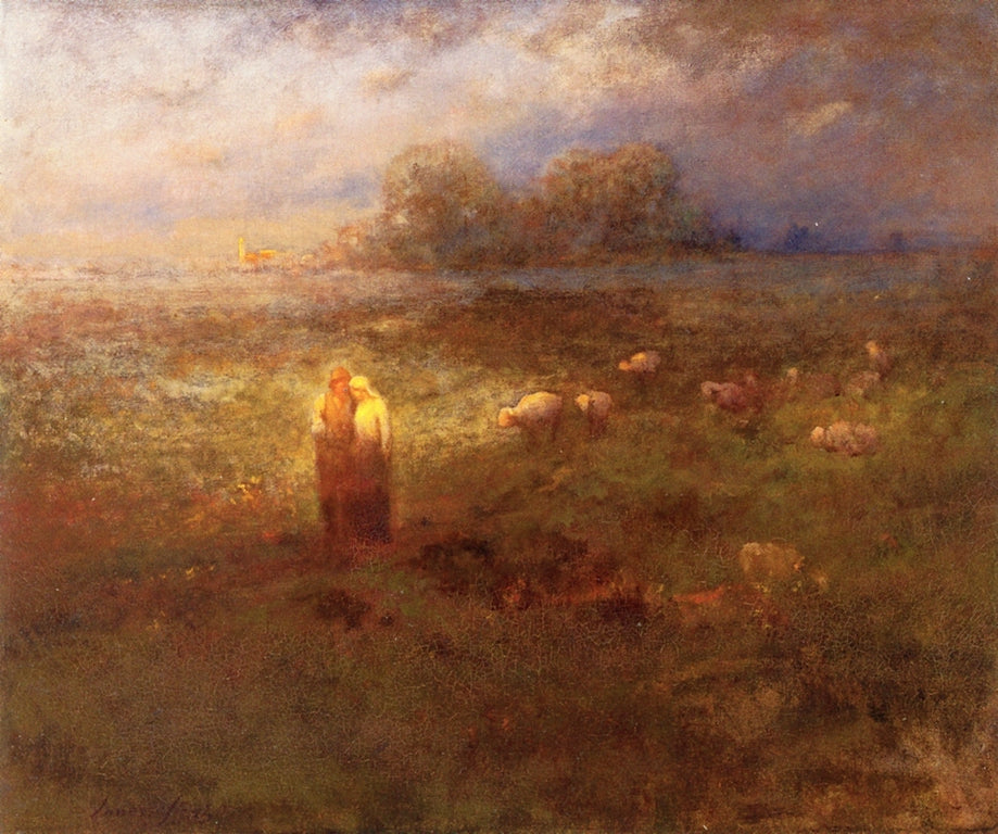 Golden Afternoon by George Inness, Jr,A3(16x12")Poster