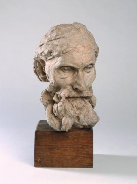 Eustache de Saint-Pierre (Bust), vintage artwork by Auguste Rodin, 12x8" (A4) Poster