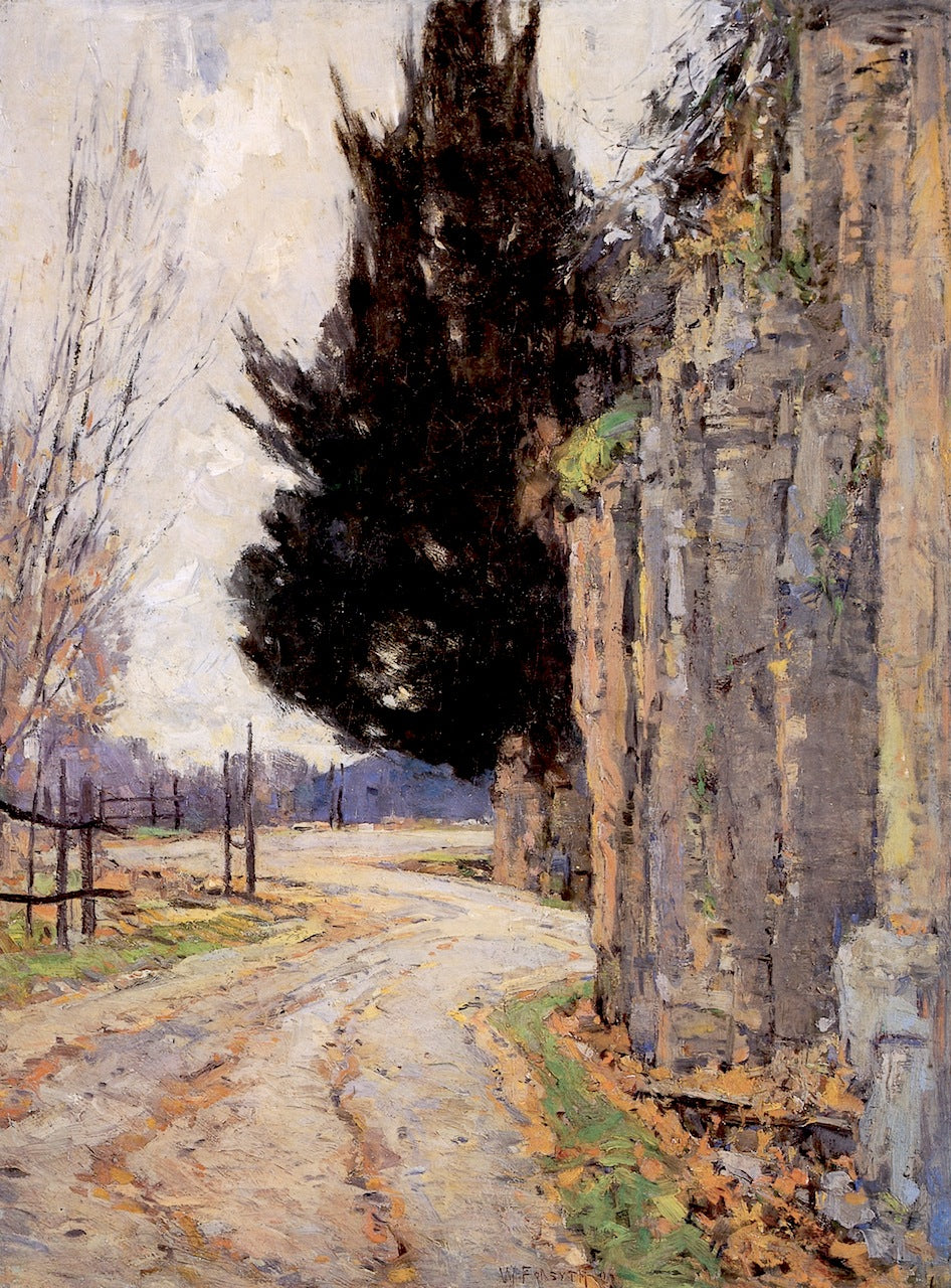 The Cliff Road, vintage artwork by William Forsyth, 12x8" (A4) Poster