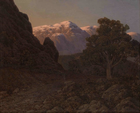 Crimean Landscape, vintage artwork by Ivan Fedorovich Choultse, 12x8" (A4) Poster