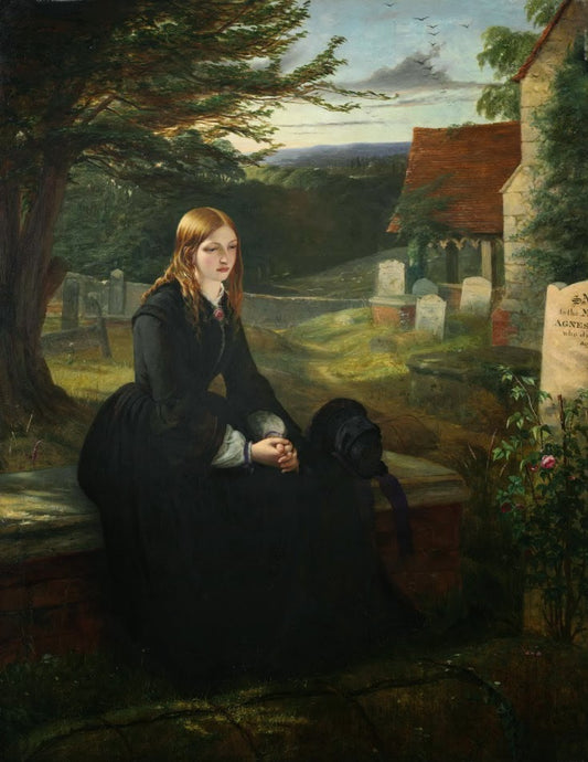 The Sister’s Grave, vintage artwork by Thomas Brooks, A3 (16x12") Poster Print