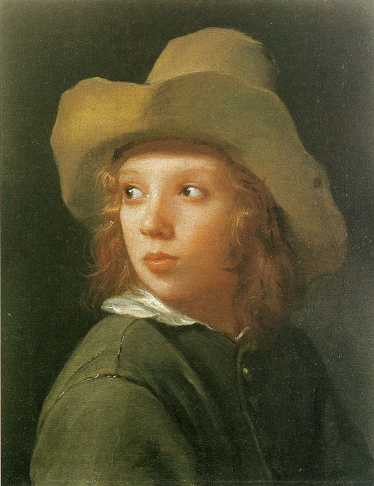 Boy with a Hat, vintage artwork by Michiel Sweerts, 12x8" (A4) Poster