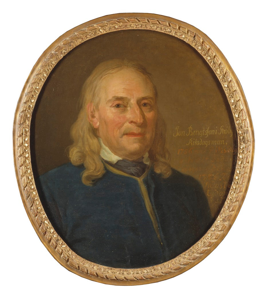 Jon Bengtson, vintage artwork by Lorens Pasch the Younger, 12x8" (A4) Poster