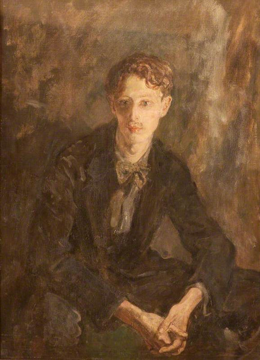 Evan Morgan, 2nd Viscount Tredegar, vintage artwork by Ambrose McEvoy, 12x8" (A4) Poster