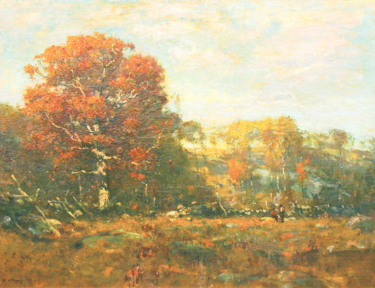 Autumn Hues, vintage artwork by Henry Ward Ranger, 12x8" (A4) Poster
