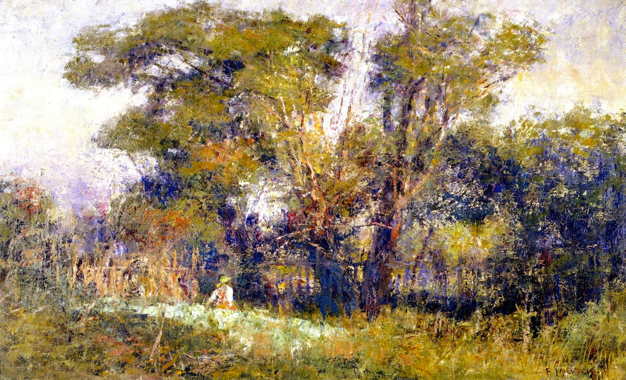 The Old Garden by Frederick McCubbin,A3(16x12")Poster
