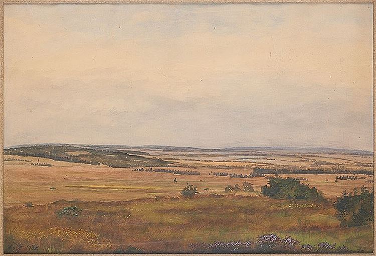 Landscape of Fagnes by Léon Spilliaert,16x12(A3) Poster