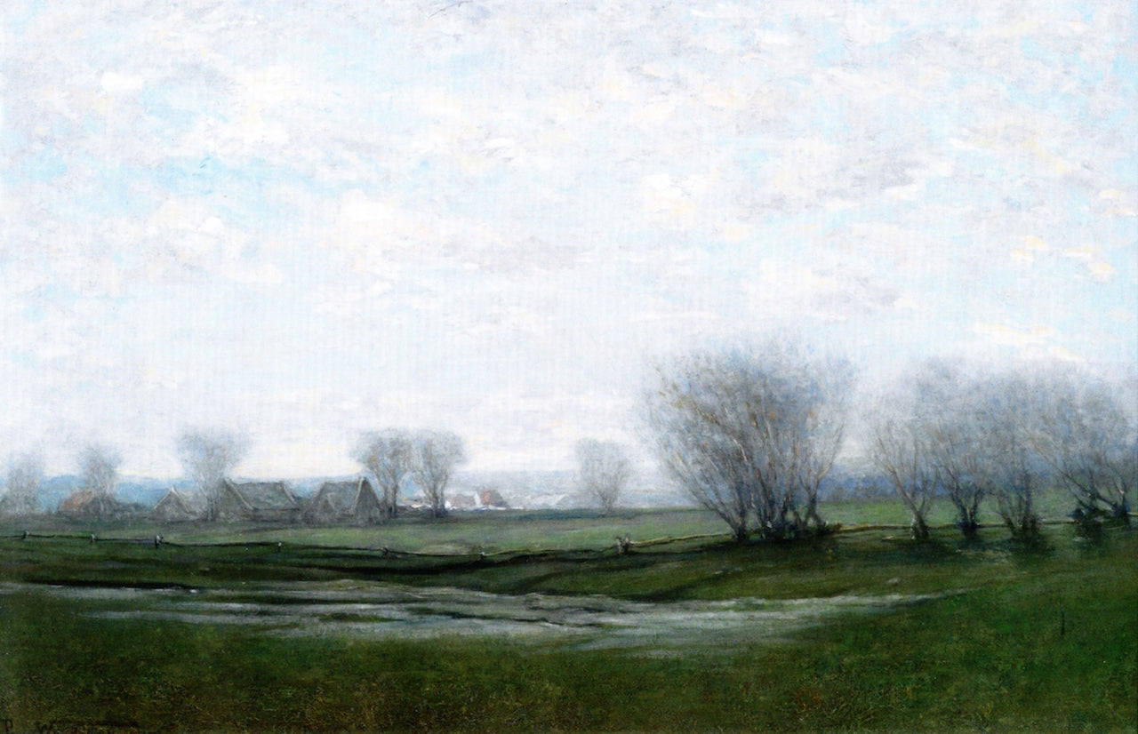 Summer Landscape, Quebec by Percy Franklin Woodcock,A3(16x12")Poster