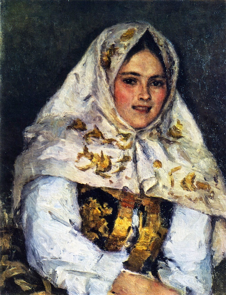Siberian Belle, vintage artwork by Vasili Ivanovich Surikov, 12x8" (A4) Poster
