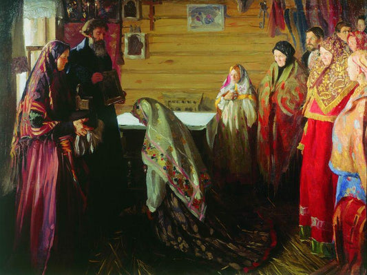 Blessing the Bride in Murom by Ivan Kulikov,16x12(A3) Poster