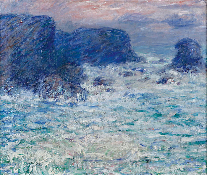 Auchien Rock at Belle Ile by John Peter Russell,A3(16x12