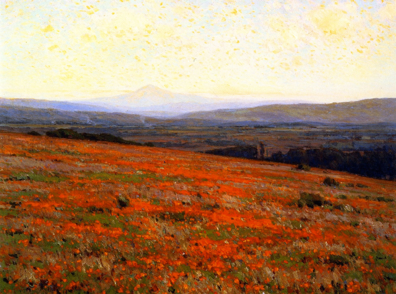 The Cup of Gold by William Wendt,A3(16x12")Poster