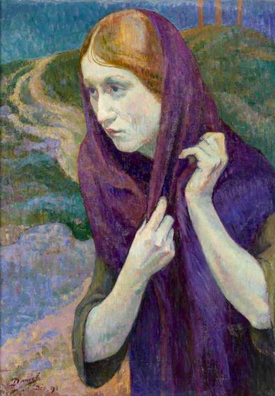 La Madeleine, vintage artwork by Georges-Daniel de Monfreid, 12x8" (A4) Poster