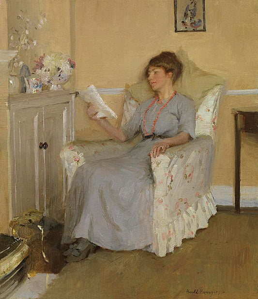 The Leisure Hour by Harold Charles Francis Harvey,16x12(A3) Poster