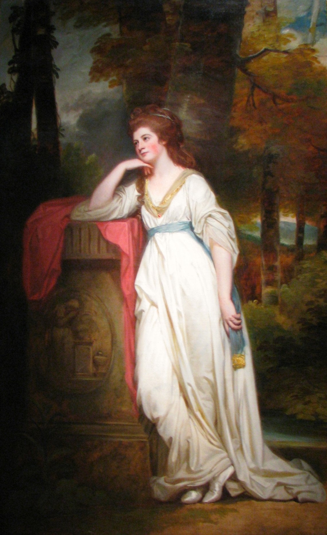 Lady Mary Beauchamp-Procter, vintage artwork by George Romney, 12x8" (A4) Poster