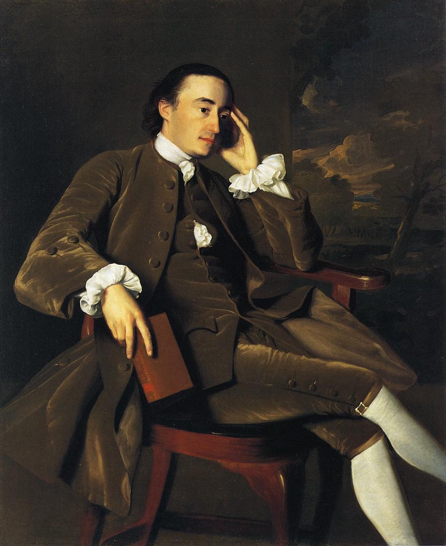 John Bours, vintage artwork by John Singleton Copley, 12x8" (A4) Poster