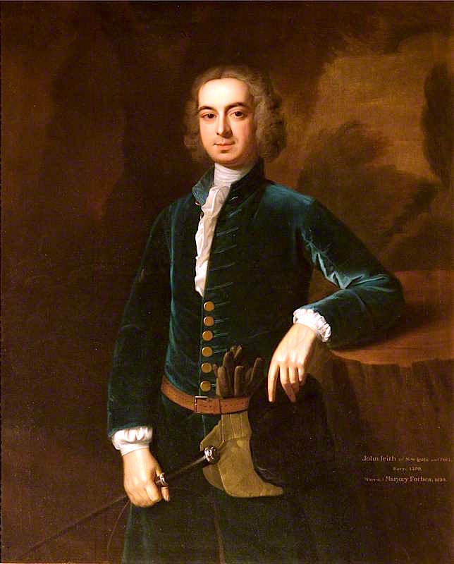 William Monckton, 2nd Viscount Galway, vintage artwork by Attributed to John Giles Eccardt, 12x8" (A4) Poster