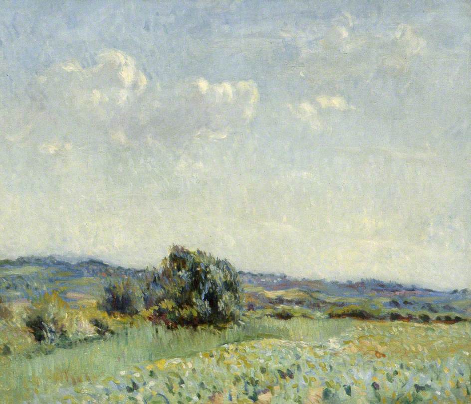 Breezy Day, Sussex by James Bolivar Manson,16x12(A3) Poster