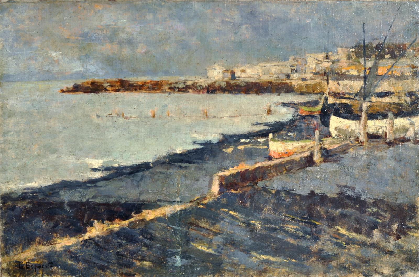 The Harbor by Gaetano Esposito,A3(16x12")Poster