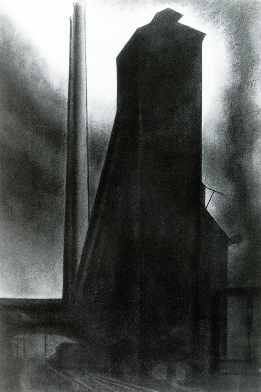 The Crusher and Mixer Building by Joseph Stella,16x12(A3) Poster