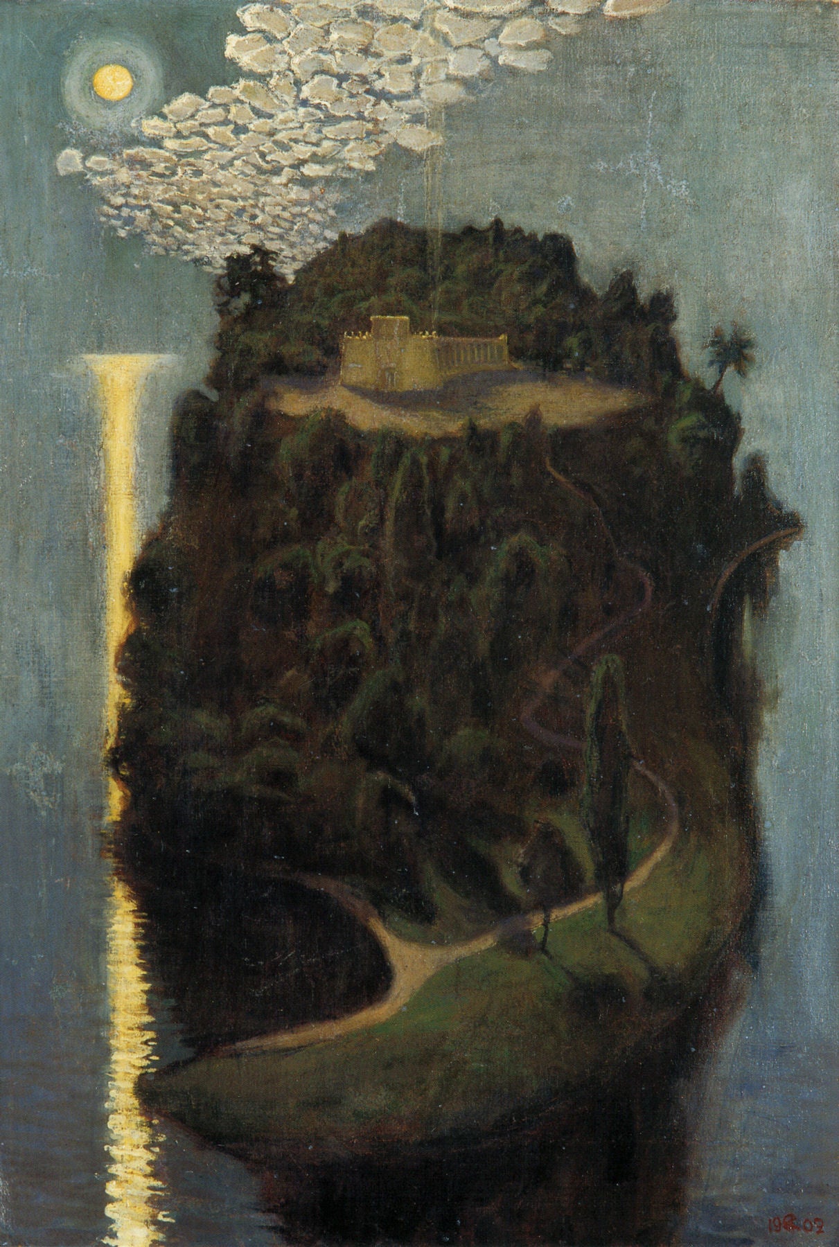 The Island of the Blessed, vintage artwork by Akseli Gallen-Kallela, 12x8" (A4) Poster