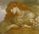 The Blessed Damozel - Study, vintage artwork by Dante Gabriel Rossetti, 12x8" (A4) Poster