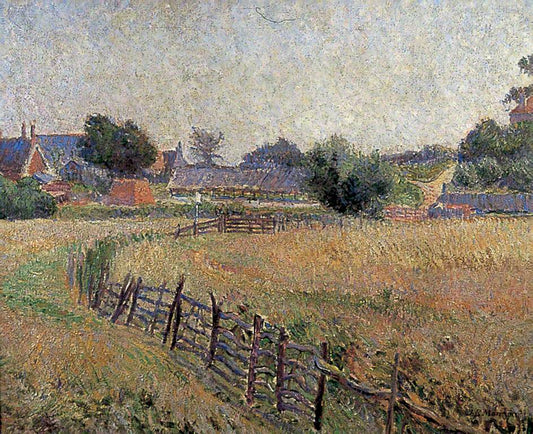 Summer Fields, Rye, vintage artwork by James Bolivar Manson, 12x8" (A4) Poster