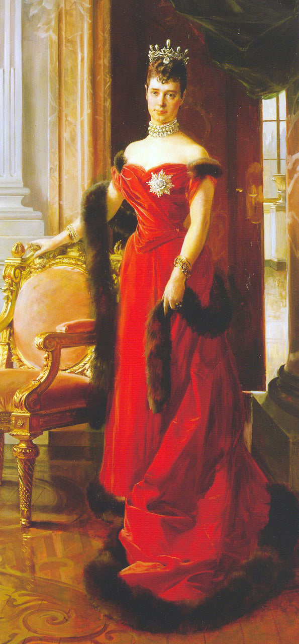 Maria Feodorovna by Francois Flameng,A3(16x12")Poster
