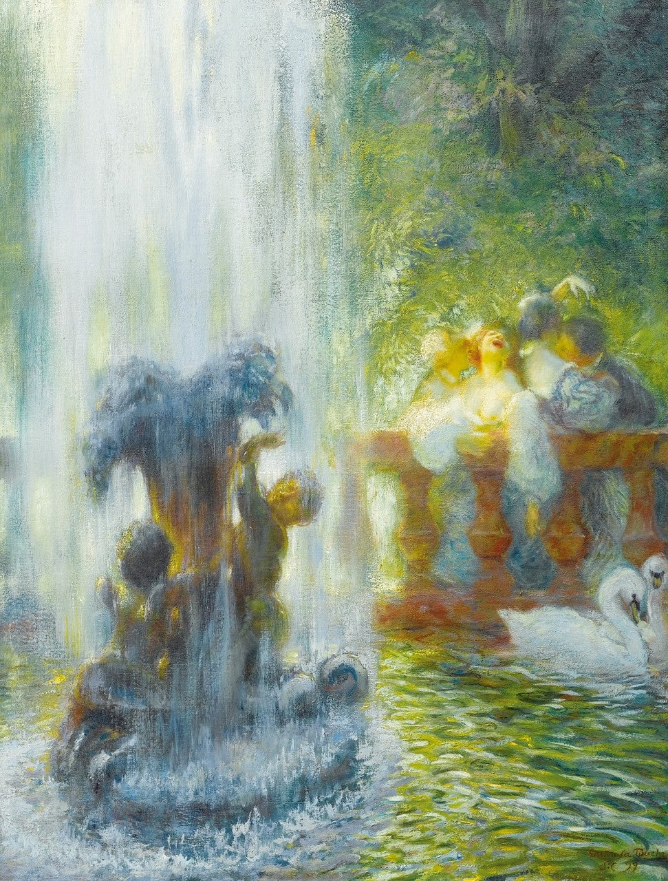 La fete joyeuse by Gaston La Touche,A3(16x12")Poster