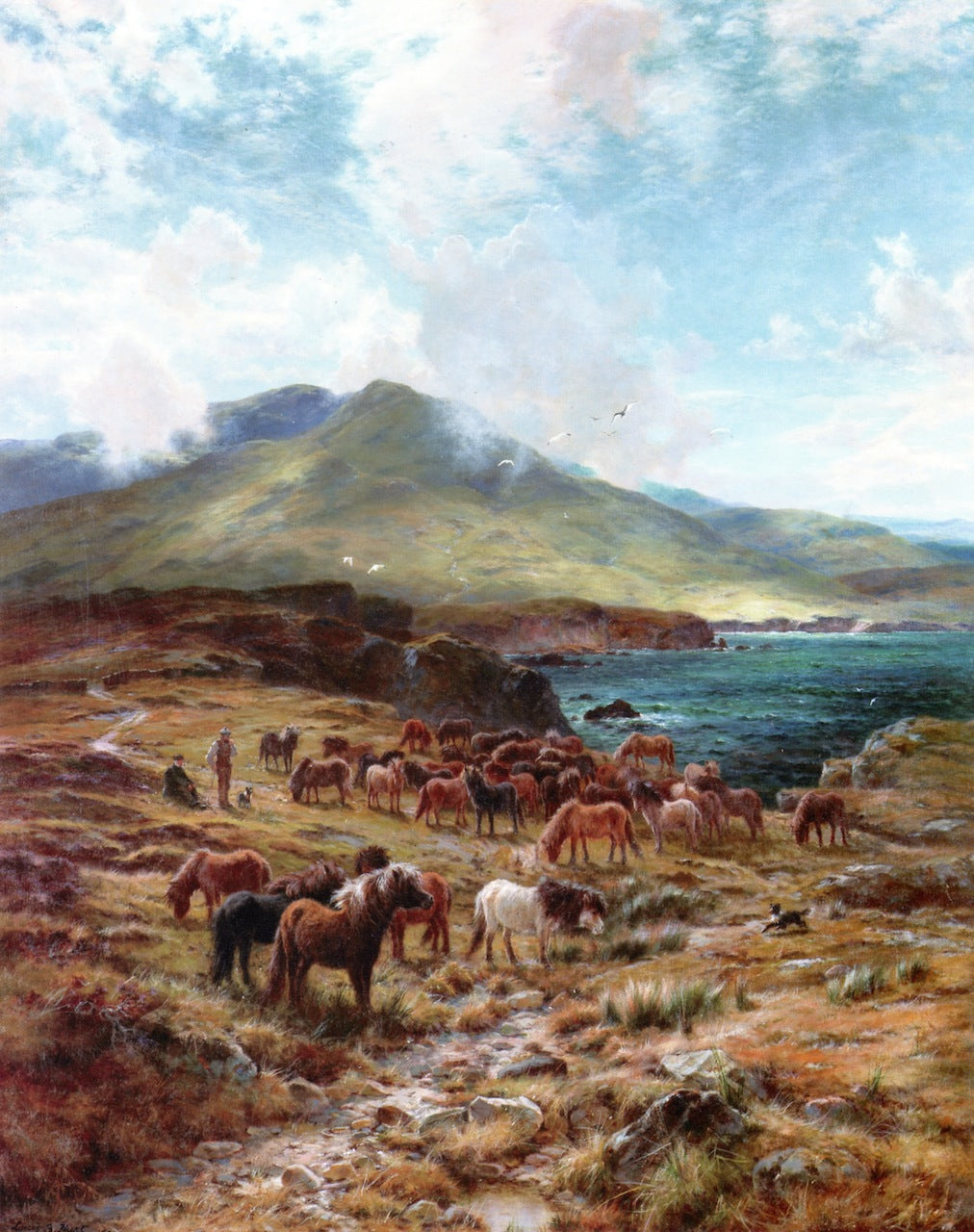 Highland Sunshine by Louis Bosworth Hurt,A3(16x12")Poster