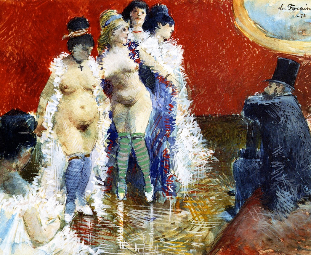 The Client by Jean-Louis Forain,A3(16x12")Poster